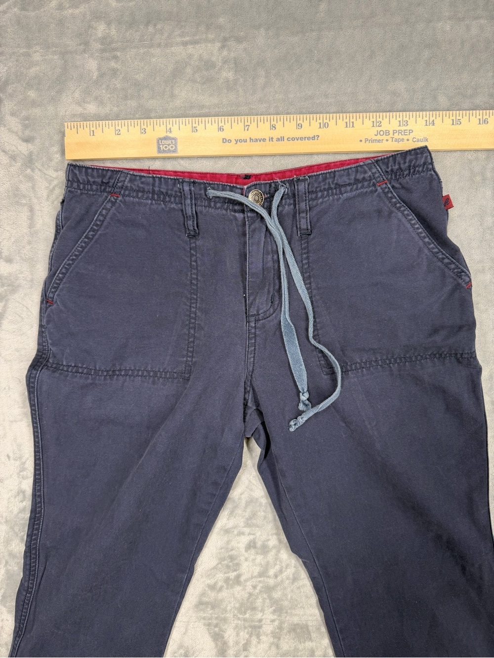 Aeropostale Y2K 100% Cotton Navy Bootcut Pants - Picture 8 of 10